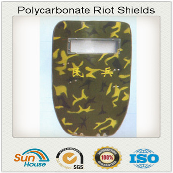 900*500*3mm Transparent Polycarbonate Riot Shield