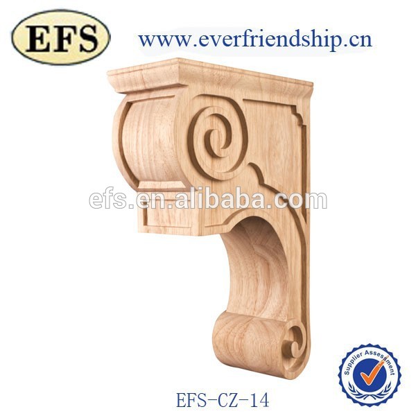 decorative solid wood antique furniture corbel(EFS-CZ-14)