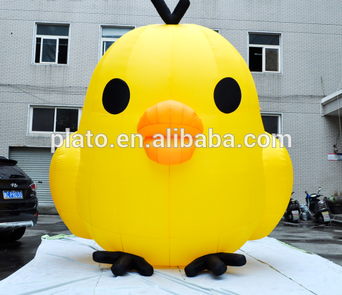 Custom colorful inflatable cock / rooster model for promotion