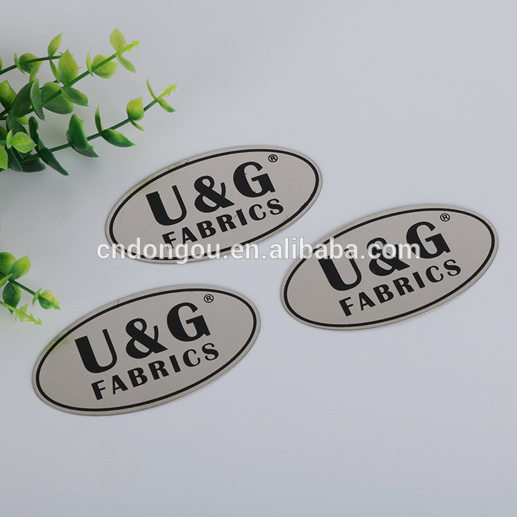 factory custom made print logo  metal tags