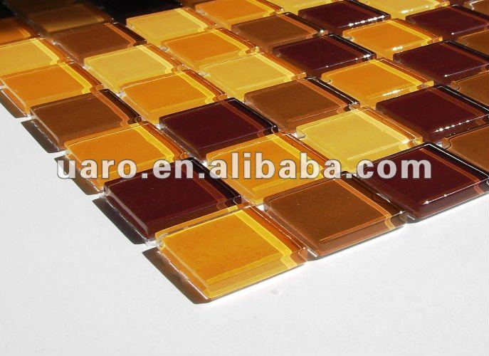 Hot sale Swimming pool Glow in the dark  crystal mosaic tile for swimming pool