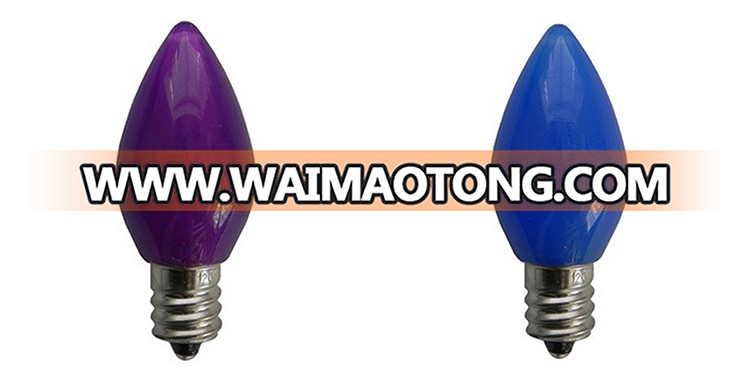 Wholesale  C7 Smooth Opaque SMD Christmas LED Bulbs for String Light