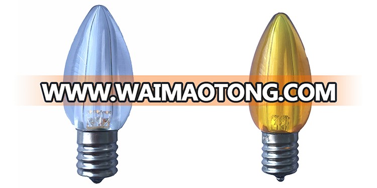 C9 Smooth Transparent LED Lighting Bulb