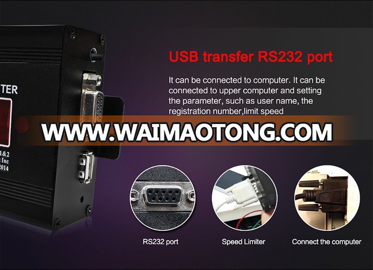 Car speed control devices gps tracking system over speed limiter electronic Vehicle speed governor