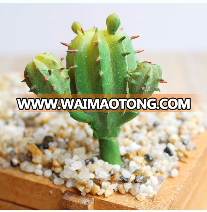 Factory fake plants artificial plastic mini succulent plants cactaceae