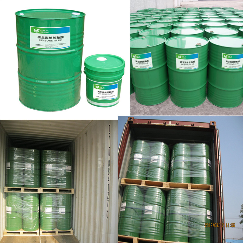 Polyurethane adhesive glue for rebonded foam making