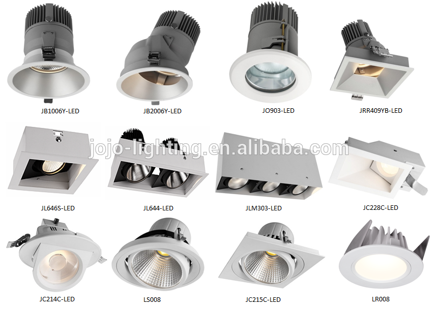 COB 9W 15W 20W 25W 35W Ceiling square surface downlight