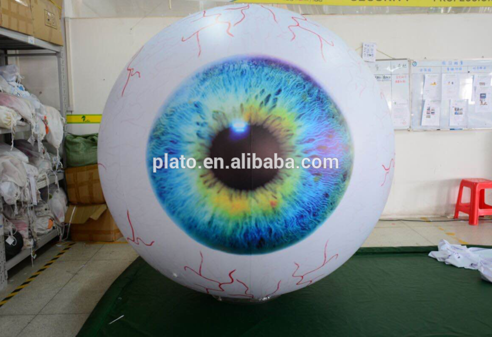 New design big inflatable simulation eyeball balloon for event