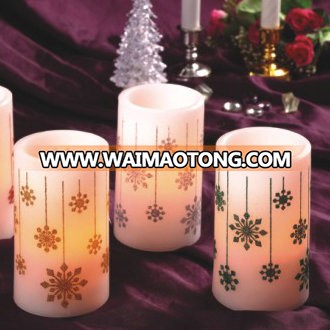 C501 3"cheap real wax led candle