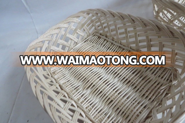 Handicraft sets customized colored cheap wicker bread baskets