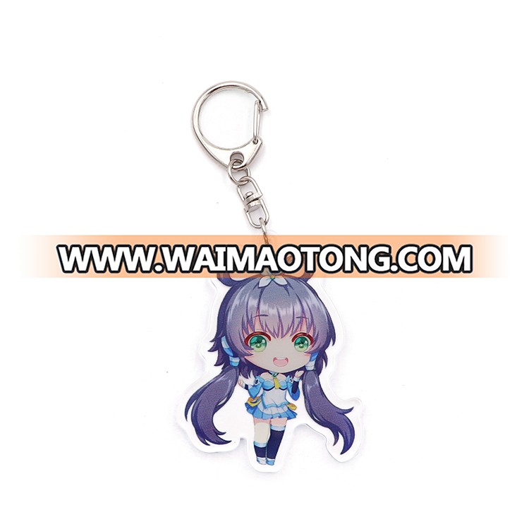 2019 Make Your Own Cartoon Acrylic Keychain Characters Personalized Acrylic Custom Acrylic Keychain