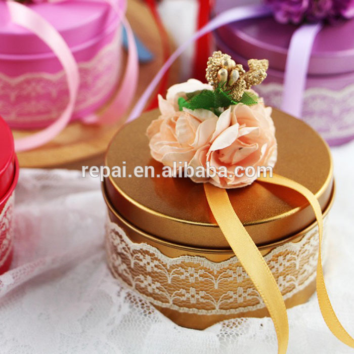 Wedding favor sugar box Tin Wedding favour favor box DIY box