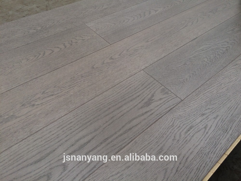 Grey Russia oak 2-layer engineered wood flooring