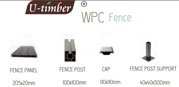 Hot sale Eco-Friendly Waterproof WPC Garden Fence/wpc panels like wooden panels