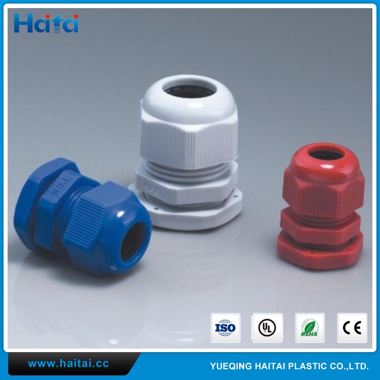 Haitai Wenzhou Blue Grey Red PG/PVC/Nylon Waterproof Cable Gland