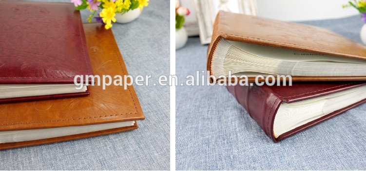 GuanMei Book Bound 4D 2up Photo Album With PU Leather Cover album 50 Sheets photo album