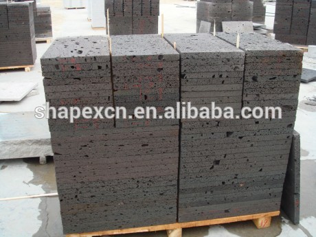 Wholesale paint spraying volcanic rock stone tile