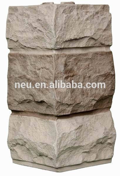 corner of stone wall panel,faux stone panel