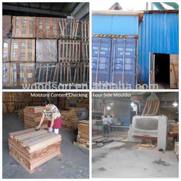 Quality Unfinished African Rosewood Wooden Flooring Solid Wood