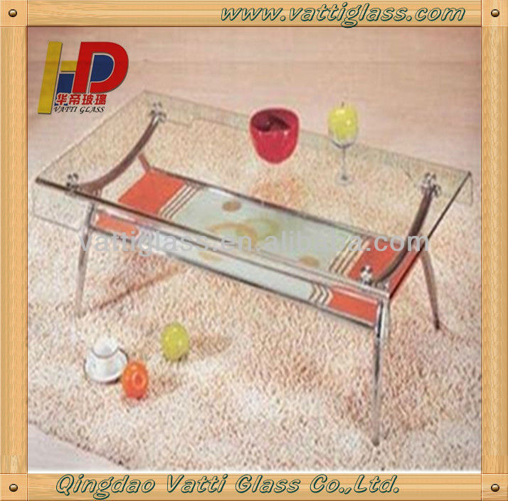 2019 modern design tempered glass dining table