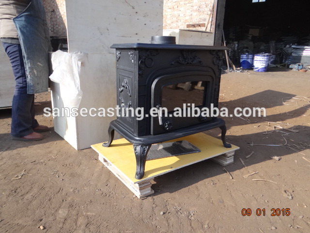 New design cast iron wood burner fireplace, wood burning stove BSC001