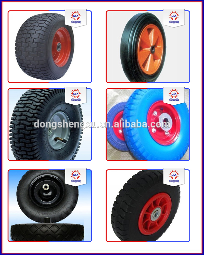 China Supplier 4 Inch Solid Rubber Wheel