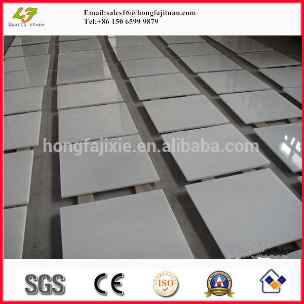 wholesale sparkle white quartz stone price, quartz tile and slab for interior decoration