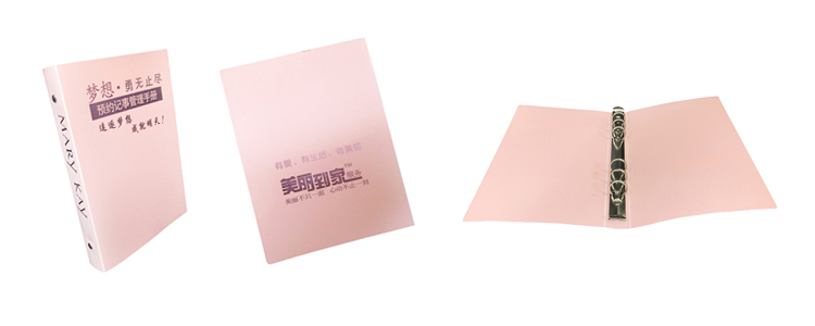 Alibaba Supplier Pink 6 Metal Ring Binder Clip Mechanism