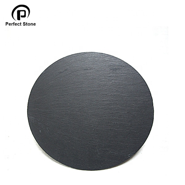 Wholesale Hot Sale slate dinner plate and knife, slate cheese board