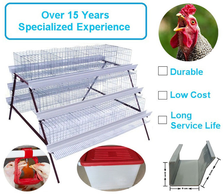 Poultry Farm Chicken Egg Laying Cages Layer Laying Hens Battery Cage