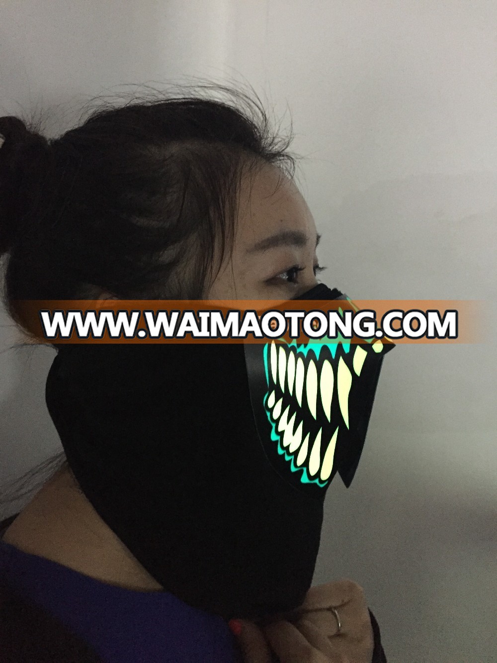 Original factory supply sound activated el mask/LED light mask for party