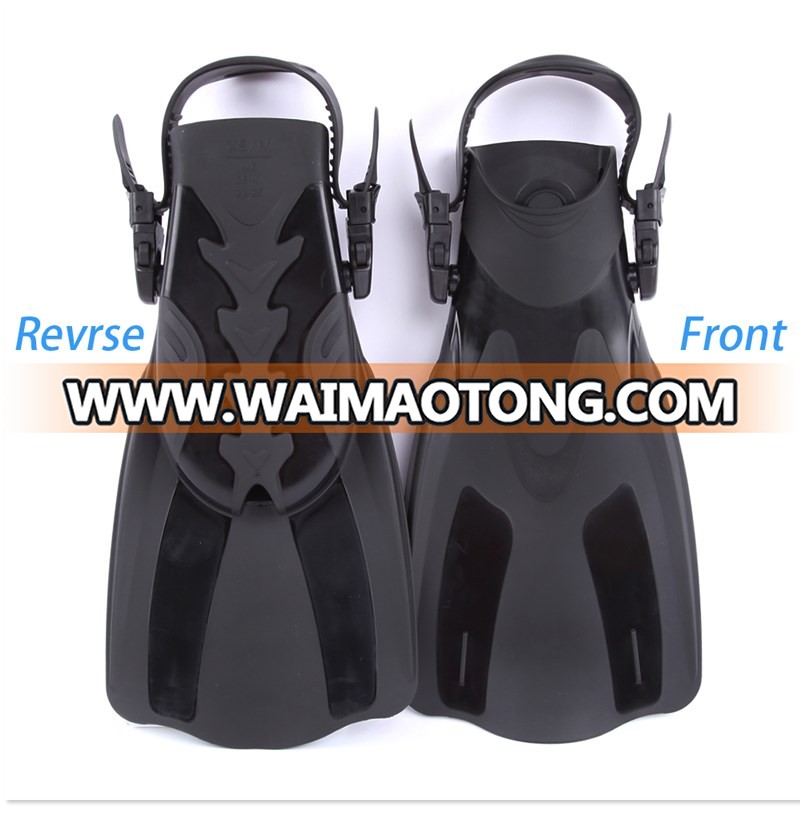 Easy Adjust Open Heel TPR Rubber Snorkeling Diving Fins