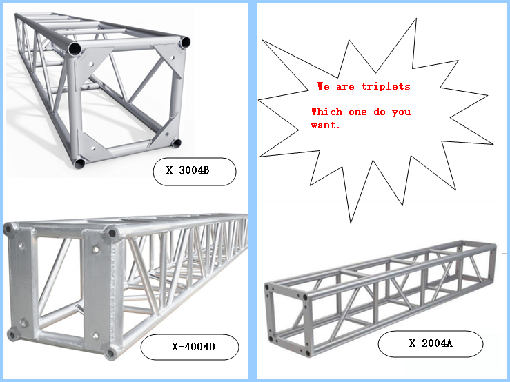 Hot selling folding triangular quick screw truss with low price