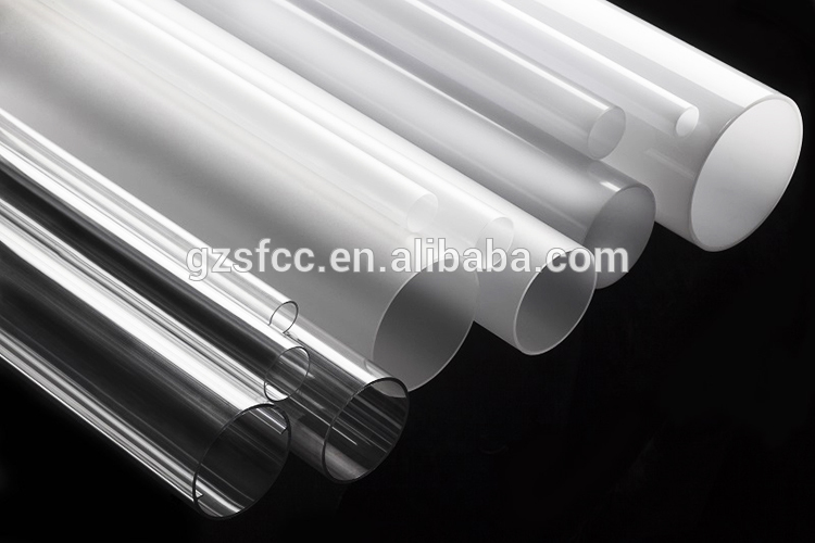 Customized high quality PC pipe Polycarbonate plastic tube