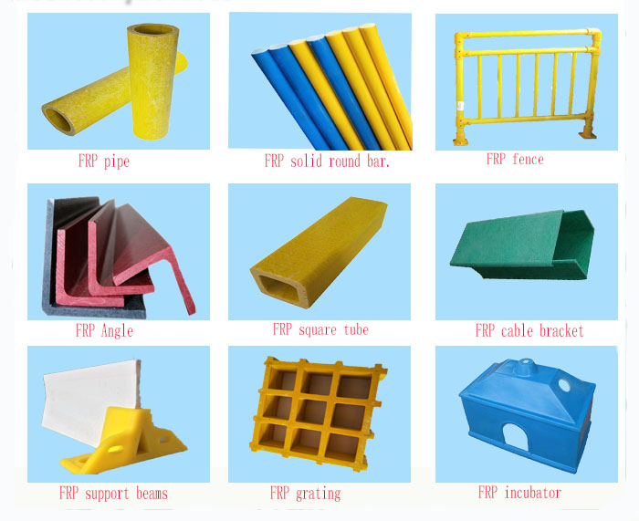 Fiberglass or FRP GRP pultruded U Channel