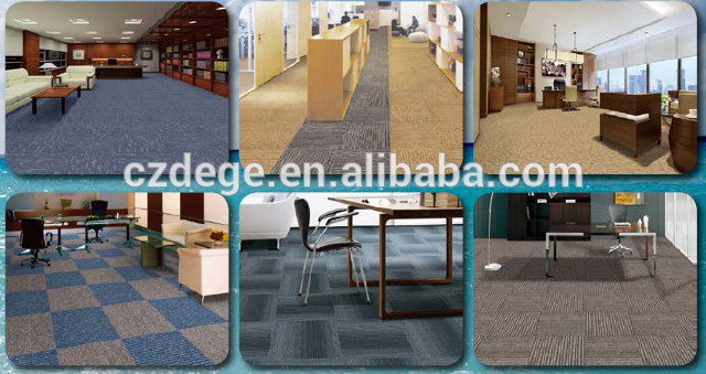 Long Lifespan Commercial Grade Rug Carpet Tiles Easy Installation