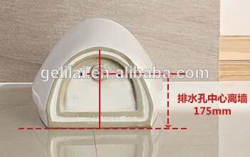 High Standard Ceramic Sanitary Ware Floor Urinal For Men