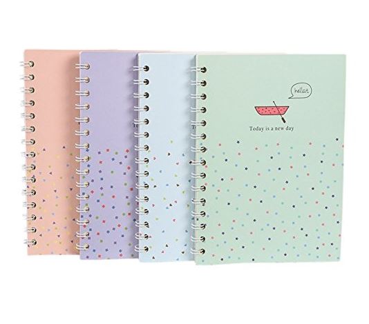 New Cute Notebook PU Leather Planner Diary Book School Office Supplies Kawaii Stationery Kids Gift