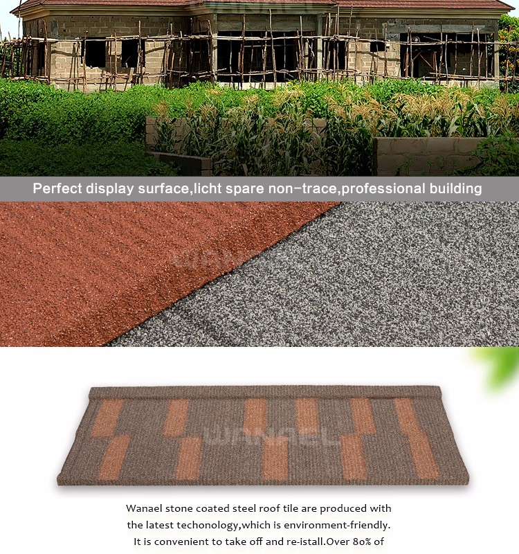 Colorful Stone Coated Step Tiles Roofing Sheets in Lagos Nigeria,Metal Roof Tile