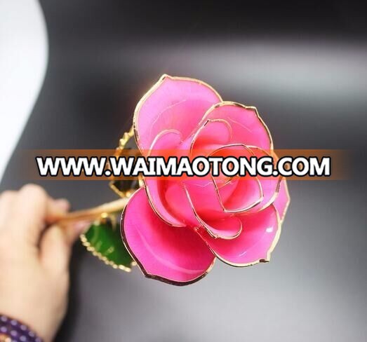 2017 new sale 24k rose flower for Valentine's Day