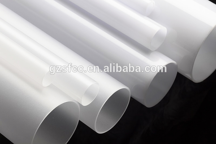 Customized high quality PC pipe Polycarbonate plastic tube