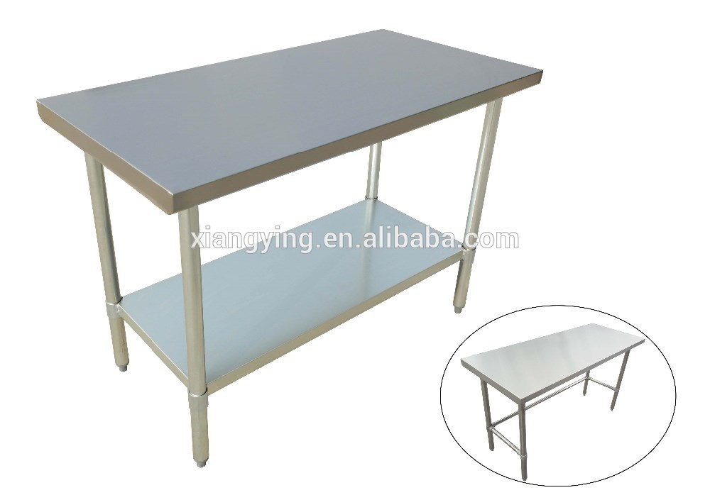 NSF approval detachable prep stainless steel work table for commercial kitchen or restaurant