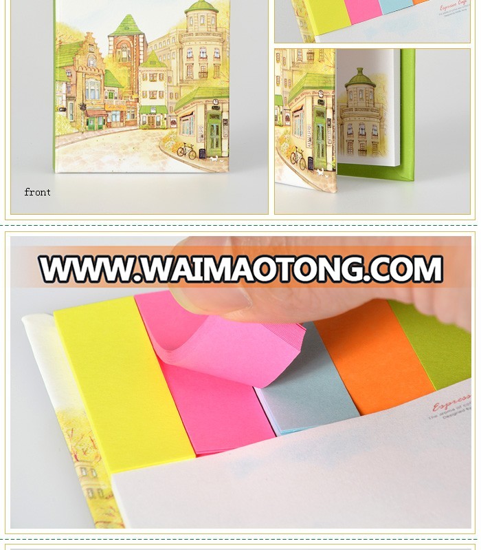 Promotional Pocket Memo Pad With Colorful Book Markers