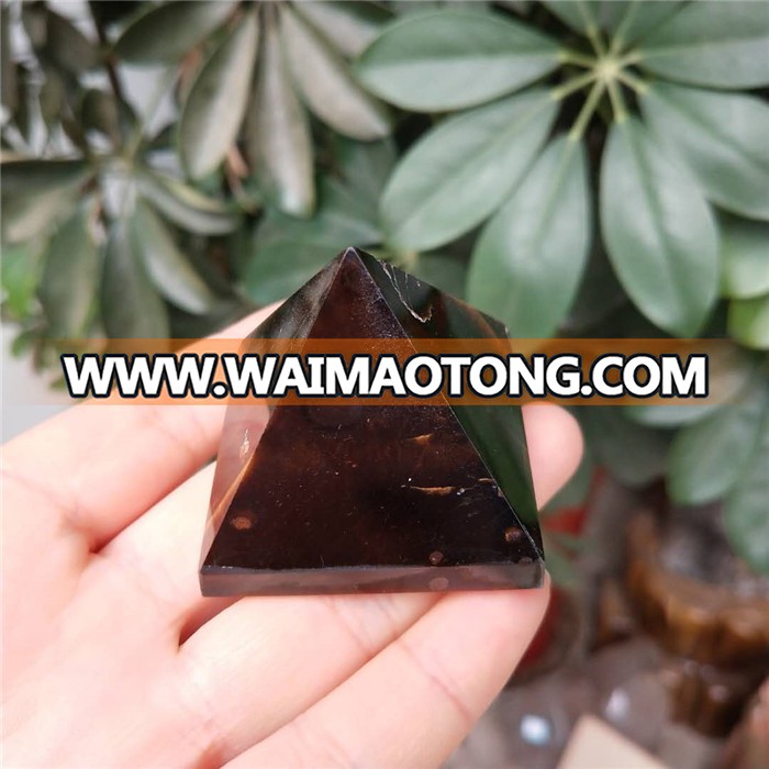 Perfect Natural Tiger Eye Stone Pyramids,High Polished Tiger Eye Stone Carved Pyramids