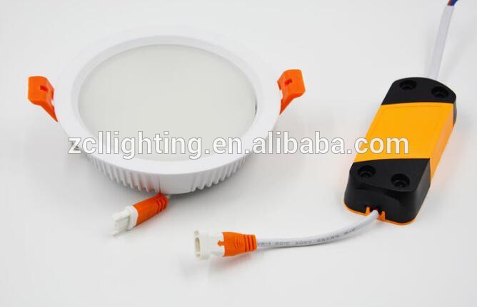 China supplier dongguan lighting 12w 15 watt recessed led down light