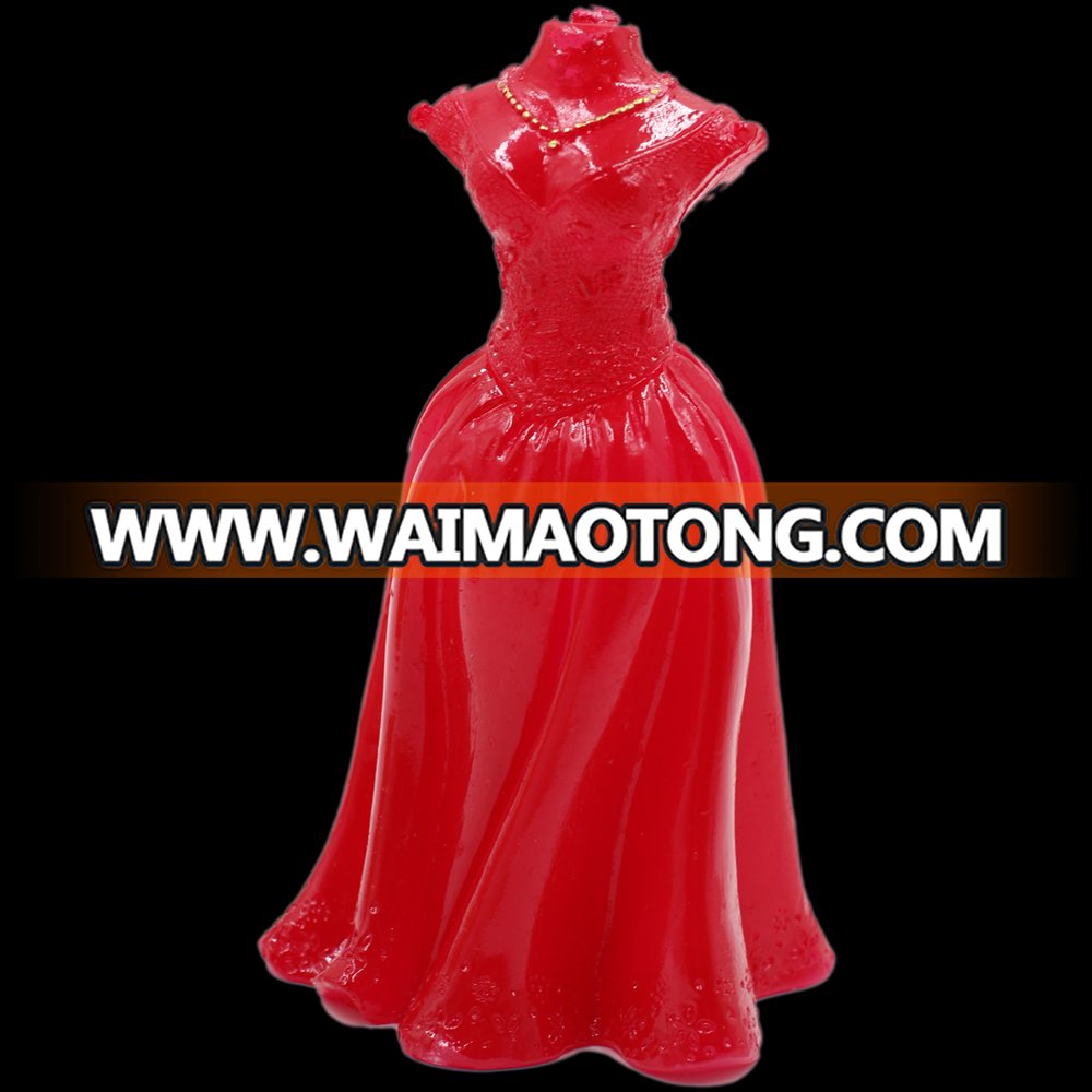 Hot sale dress shape candle for wedding