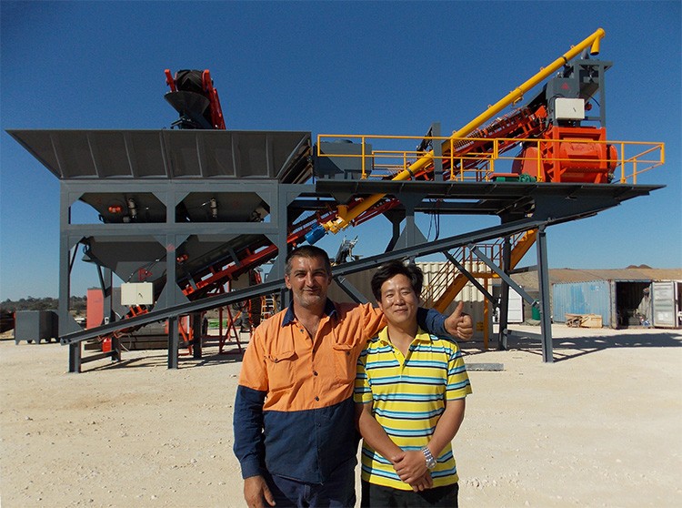 High quality 35m3/h mini ready mix concrete batching plant for sale australia