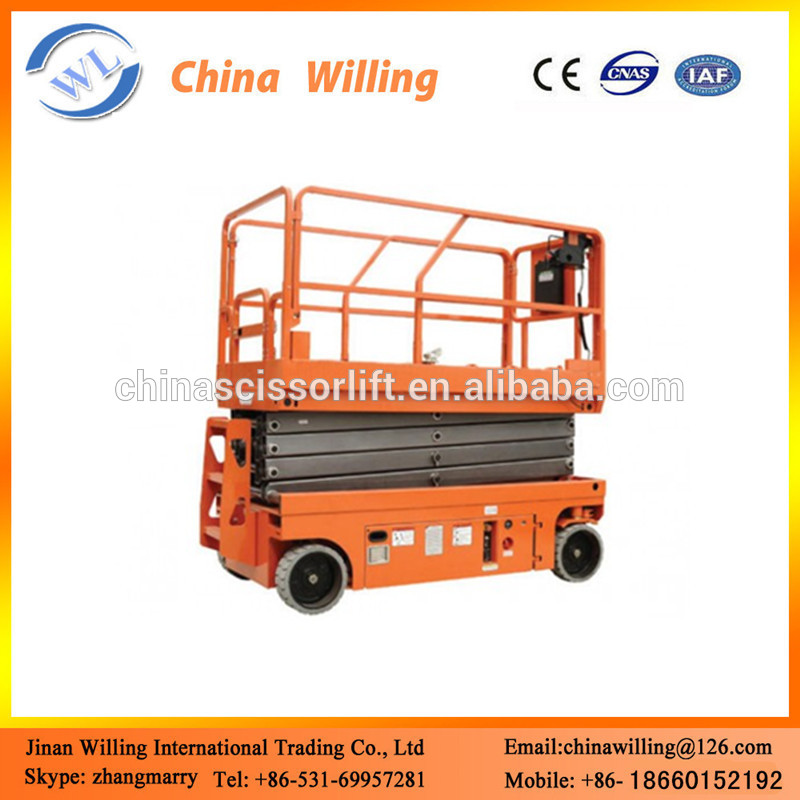 16 meters 300kg mobile hydraulic one man lift elevator