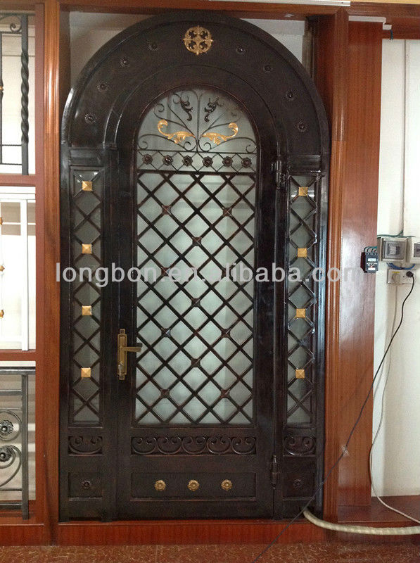 Iron fancy galvanized security entrance gates