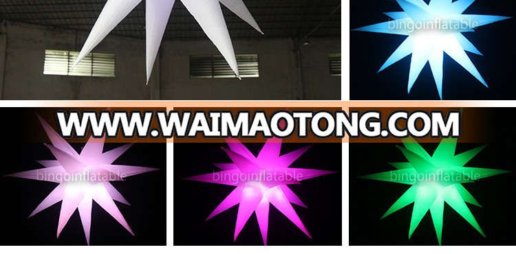 New design custom inflatable led stars made in China